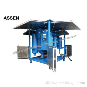 9000 LPH Double stage HV Transformer Oil Regeneration System Machine